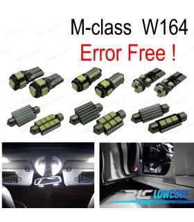 KIT 11 LAMPADE LED INTERNE PER MERCEDES CLASSE C W202 C220 C230 C280 C36 AMG 93-99