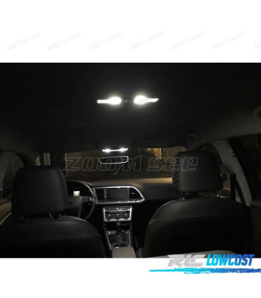 KIT LAMPADE LED INTERNE PER SEAT LEON MK3 5F 5F1 5F5 5F8 13-18