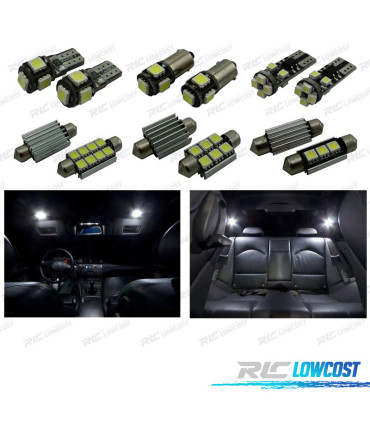 KIT 14 LAMPADE LED INTERNE PER BMW SERIE 3 E46 SEDAN COUPE 323IS 325I 325XI 328I 330I 330XI 325CI 323CI 99-20
