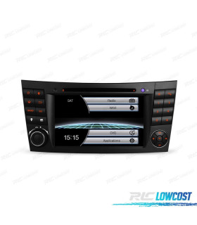 RADIO NAVIGATORE 7" PER MERCEDES CL. E W211 CLS W219 USB GPS TOUCHSCREEN HD