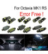 KIT 10 LAMPADE LED INTERNE PER SKODA OCTAVIA MK 1 MKI RS 1U2 96-04