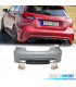 PARAURTI POSTERIORE MERCEDES CLASSE A W176 A45 12-18 LOOK AMG + TERMINALI DI SCARICO