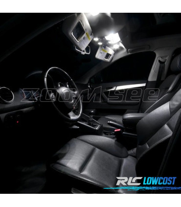 KIT 12 LAMPADE LED INTERNE PER AUDI A3 S3 8 P 06-13