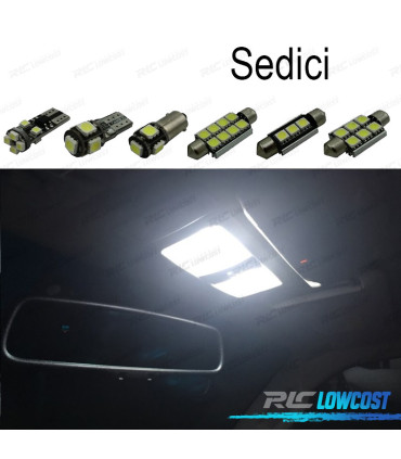 KIT 5 LAMPADE LED INTERNE PER FIAT SEDICI 06-14