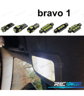 KIT 6 LAMPADE LED PER FIAT BRAVO 1 MK1 95-01