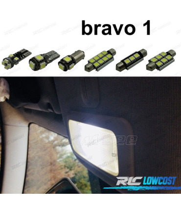 KIT 6 LAMPADE LED PER FIAT BRAVO 1 MK1 95-01