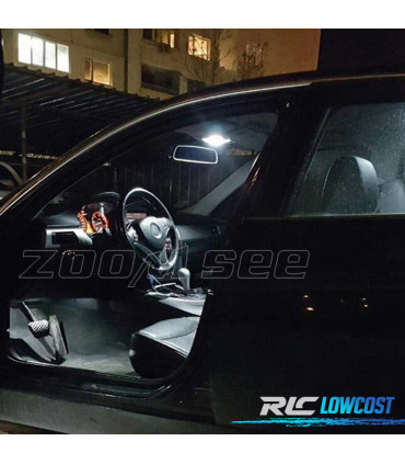 KIT 10 LAMPADE LED INTERNE PER BMW SERIE 3 E90 E91 E92 06-11