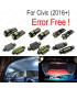 KIT 7 LAMPADE LED INTERNE PER HONDA CIVIC 10TH GEN 16-