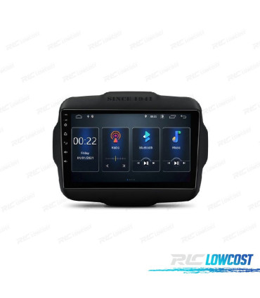 RADIO GPS ANDROID 12 PER JEEP RENEGADE 15-20