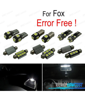 KIT 8 LAMPADE LED INTERNE PER VOLKSWAGEN VW FOX 04-14
