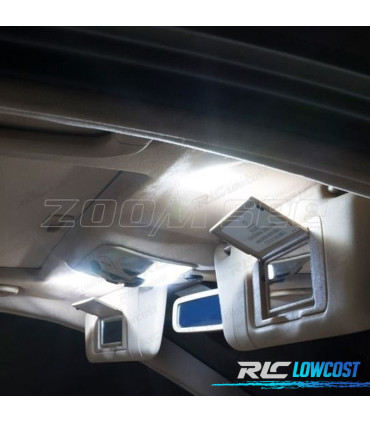 KIT 9 LAMPADE LED INTERNE PER MERCEDES CLASSE C W202 C220 C230 C280 C43 AMG 93-99