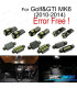 KIT 10 LAMPADE LED INTERNE PER VOLKSWAGEN VW GOLF 6 MK6 MKVI GTI 10-14