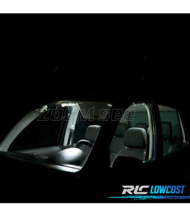 KIT DI 8 LAMPADE LED PER INTERNI LUCI DI LETTURA PER SEAT IBIZA IV MK4 6L 02-08