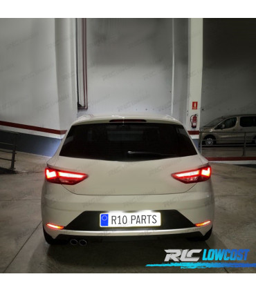 KIT 4 LAMPADE LED INTERNE PER SEAT LEON MK3 5F 5F1 5F5 5F8 SC ST 13-