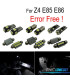 KIT 14 LAMPADE LED INTERNE PER BMW Z4 E85 E86 Z4 ROADSTER COUPE CONVERTIBILE 03-08