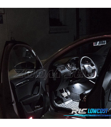 KIT 12 LAMPADE LED INTERNE PER SKODA OCTAVIA 2 SALOON MK2 MK II SEDAN RS 1Z3 05-12