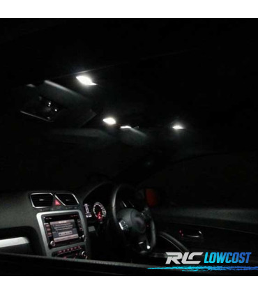KIT 10 LAMPADE LED INTERNE PER VOLKSWAGEN VW SCIROCCO R 3R 09-17