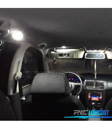 KIT 10 LAMPADE LED INTERNE PER SEAT IBIZA MK4 MK IV 6L 02-08