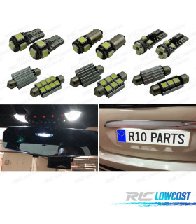 KIT 13 LAMPADE LED INTERNE PER MINI COOPER R55 R56 11-15