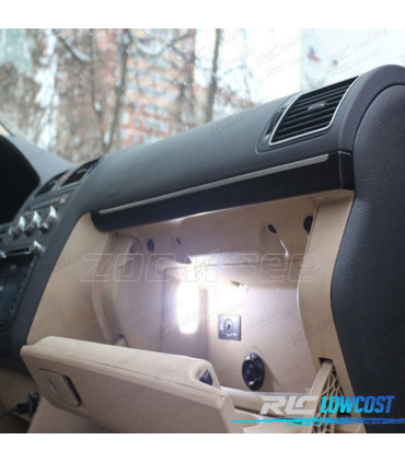 KIT 12 LAMPADE LED INTERNE PER VOLKSWAGEN VW POLO ESTATE VARIANT 6V5 6KV5 97-02