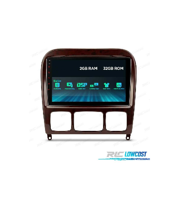 RADIO GPS ANDROID 13 MERCEDES CLASSE S W220 98-05