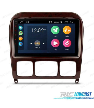RADIO GPS ANDROID 13 PER MERCEDES CLASSE S W220 98-05