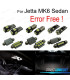 KIT 14 LAMPADE LED INTERNE PER VOLKSWAGEN VW JETTA 6 MK6 MKVI SEDAN 11-18