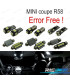 KIT 12 LAMPADE LED INTERNE PER MINI COOPER COUPE R58 12-15