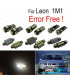 KIT 15 LAMPADE LED INTERNE PER SEAT LEON 1 M 1 99-06