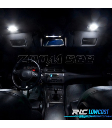 KIT 15 LAMPADE LED INTERNE PER BMW E46 COUPE SEDAN 318I 325I 328I 330I M3 99-05