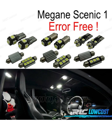 KIT 13 LAMPADE LED INTERNE PER RENAULT SCENIC 1 I MK1 96-03
