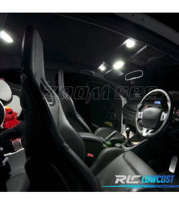 KIT 12 LAMPADE LED INTERNE PER RENAULT MEGANE III 3 MK3 COUPE 09-16