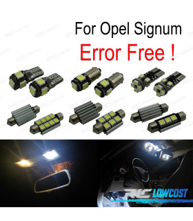 KIT 12 LAMPADE LED INTERNE PER OPEL SIGNUM 03-08