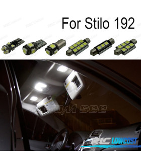 KIT 14 LAMPADE LED INTERNE PER FIAT STILO 192 01-07