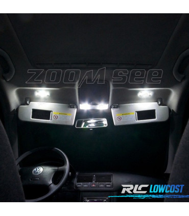 KIT 15 LAMPADE LED INTERNE PER VOLKSWAGEN VW GTI GOLF 4 MK4 MKIV 99-05