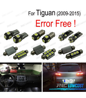 KIT 14 LAMPADE LED INTERNE PER VOLKSWAGEN VW TIGUAN 09-15