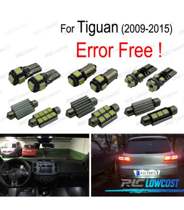 KIT 14 LAMPADE LED INTERNE PER VOLKSWAGEN VW TIGUAN 09-15