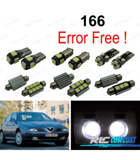 KIT 16 LAMPADE LED INTERNE PER ALFA ROMEO 166 98-07