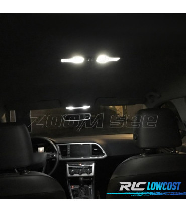 KIT 13 LAMPADE LED INTERNE PER SEAT LEON MK3 5F 5F1 5F5 5F8 13-18