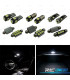 KIT 13 LAMPADE LED INTERNE PER BMW SERIE 1 E81 E87 116I 118D 118I 120D 120I 123D 130I 135I M 135I 03-11