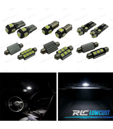 KIT 13 LAMPADE LED INTERNE PER BMW SERIE 1 E81 E87 116I 118D 118I 120D 120I 123D 130I 135I M 135I 03-11
