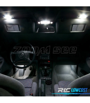 KIT 16 LAMPADE LED INTERNE PER BMW SERIE 3 E36 SEDAN COUPE M3 316I 318I 320I 323I 323IS 325I 328I 90-99