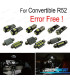 KIT 12 LAMPADE LED INTERNE PER MINI COOPER CABRIO CONVERTIBILE R52 04-07