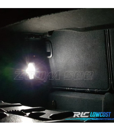KIT 12 LAMPADE LED INTERNE PER MINI COOPER CABRIO CONVERTIBILE R52 04-07
