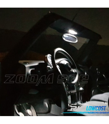KIT 12 LAMPADE LED INTERNE PER MINI COOPER CABRIO CONVERTIBILE R52 04-07