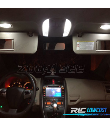 KIT 14 LAMPADE LED INTERNE PER TOYOTA AURIS 07-12