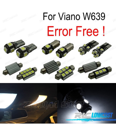 KIT 15 LAMPADE LED INTERNE PER MERCEDES SPRINTER 906 W906 06-13