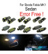 KIT 14 LAMPADE LED INTERNE PER SKODA FABIA 1 MK1 MKI BERLINA SEDAN 99-07