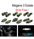 KIT 15 LAMPADE LED INTERNE PER RENAULT MEGANE III 3 MK3 GRANDTOUR 09-15