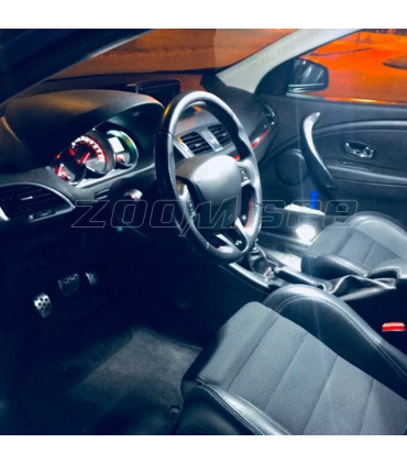 KIT 15 LAMPADE LED INTERNE PER RENAULT MEGANE III 3 MK3 GRANDTOUR 09-15